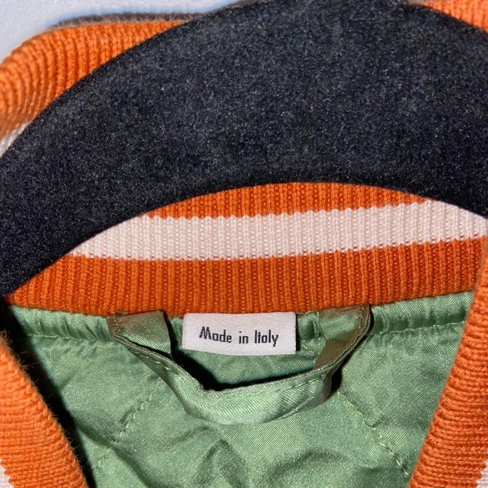 Gucci 2017 Striped Varsity Jacket Designed by Alessandro Michele size M - Picture 6 of 16